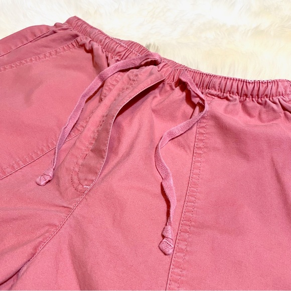 L.L. Bean Women's Original Sunwashed Shorts, Canvas in Mineral Red - Picture 2 of 8